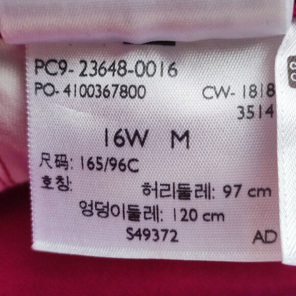 Levi's 414 classic straight jeans women's size 16W magenta - Picture 7 of 15